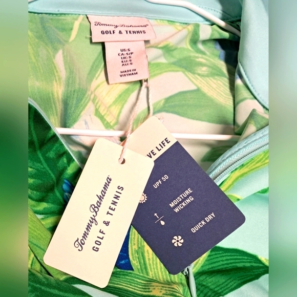 Tommy Bahama Floral Golf Tank NWT Size 6 - Picture 4 of 4